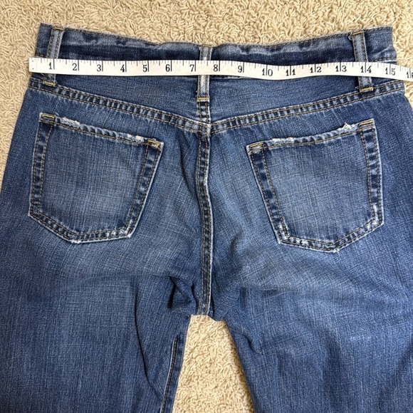 Vintage GAP Boyfriend Straight Leg Jeans 2006 Dark Wash Denim All Cotton - Picture 8 of 11